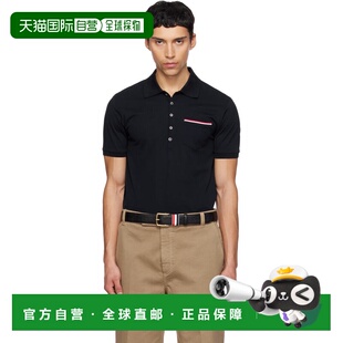 1h可退 香港直邮Thom Browne 汤姆 布朗 男士 海军蓝 Pique Pocke