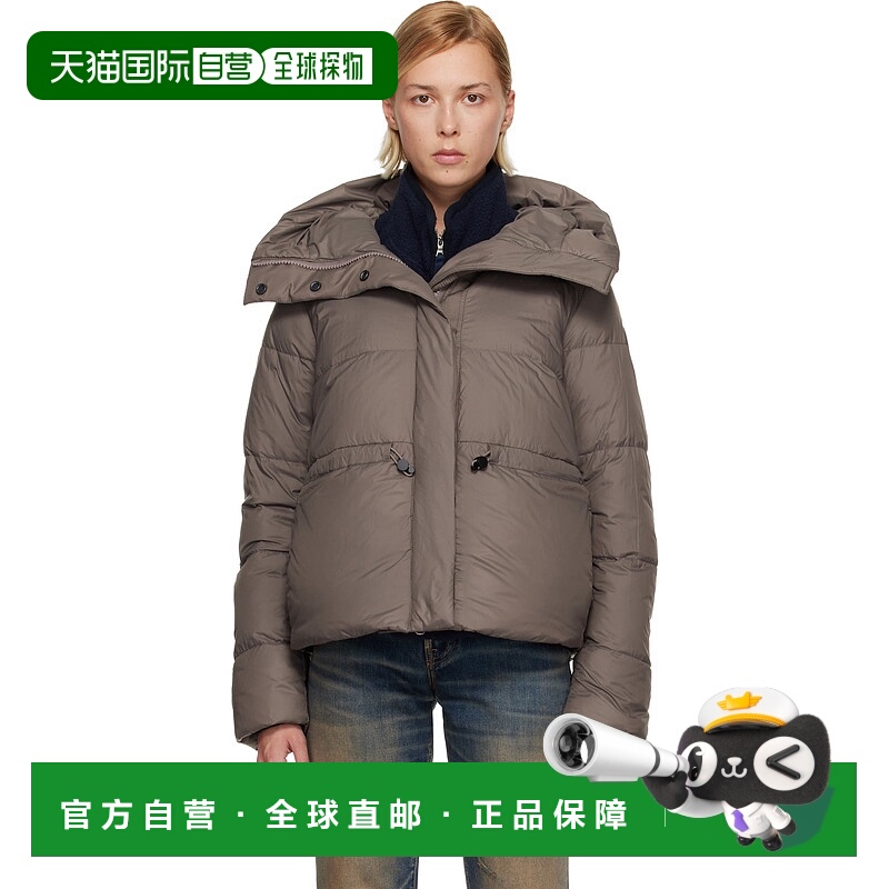 1h可退 香港直邮潮奢 Canada Goose 加拿大鹅 女士 灰褐色 Montgo