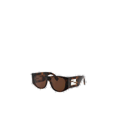 香港直邮Fendi 徽标太阳镜 FE40109I