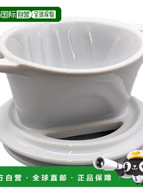 日本直邮Staub珐琅 手冲咖啡过滤器 陶瓷 1 2杯 白色 40508 535