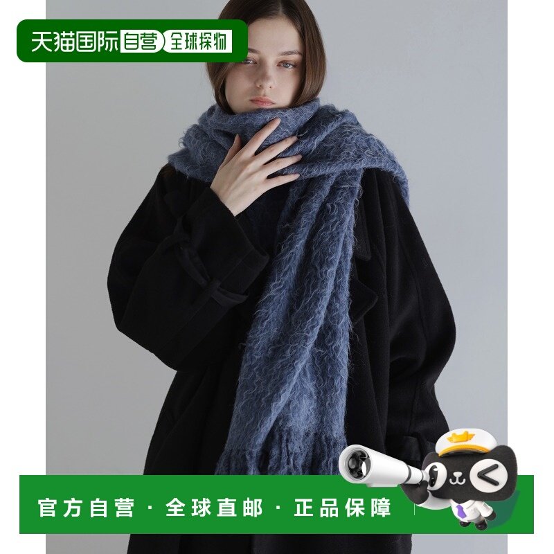 1h可退 日本直邮SOCCE 男女同款 加长流苏设计 羽绒风格围巾  soc