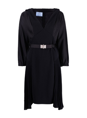 PRADA 女士半身裙 P3E75H1Y2IS212F0806 AW2021 黑色