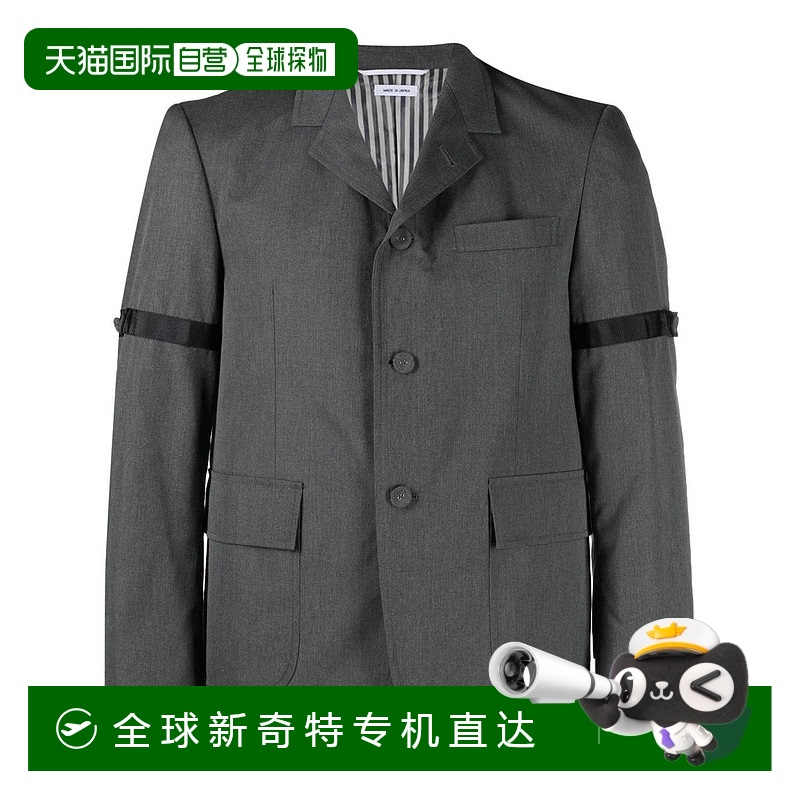 香港直邮THOM BROWNE 男士夹克 MJU558O04502 SS2024 灰色 THOM B