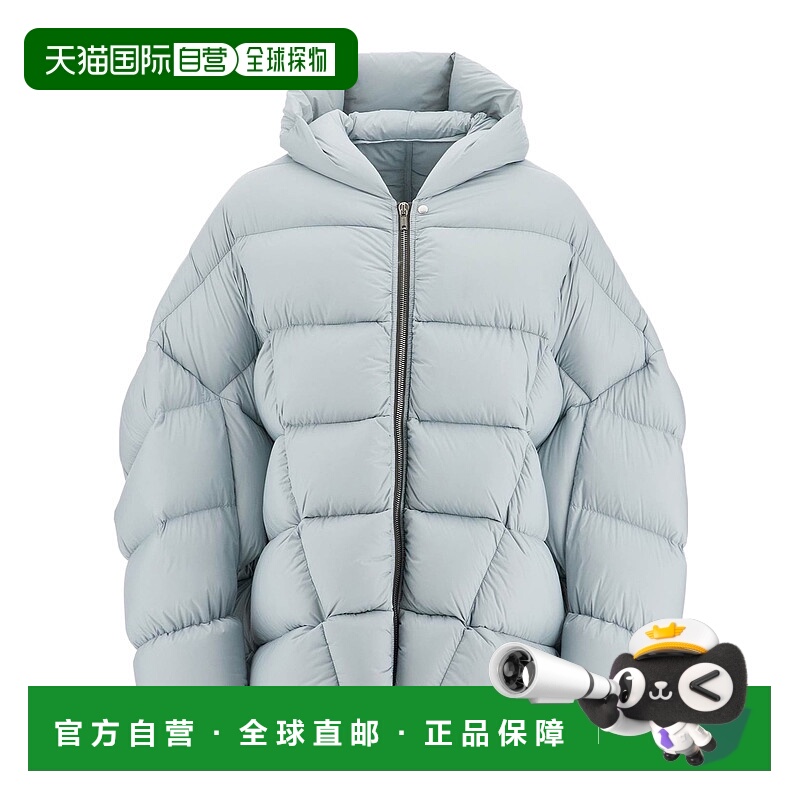 香港直邮Rick Owens 连帽羽绒服 RU02D6796NPD436 高端流行休闲