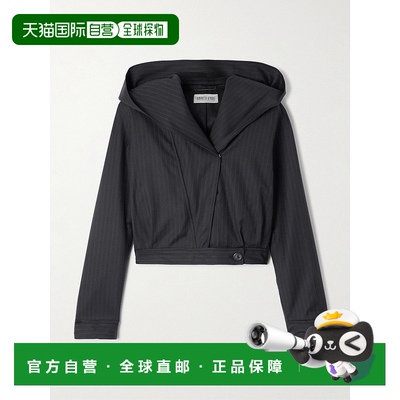 1h可退 香港直邮潮奢 Our Legacy 女士 Incognito 短款细条纹羊毛