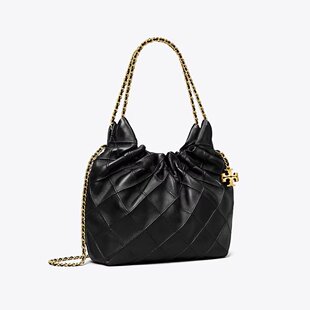 香港直邮TORY BURCH汤丽柏琦FLEMING系列女士迷你羊皮格纹手提包