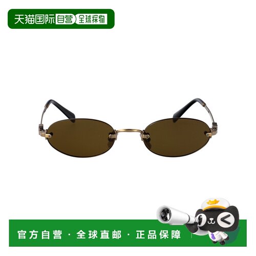 香港直邮MIU MIU 女士太阳镜 0MUA54S26C09Z SS2026 棕色 0MU A54