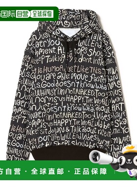 1h可退 日本直邮WHIMSY SOCKS 男士立体字母印花连帽卫衣 7513066