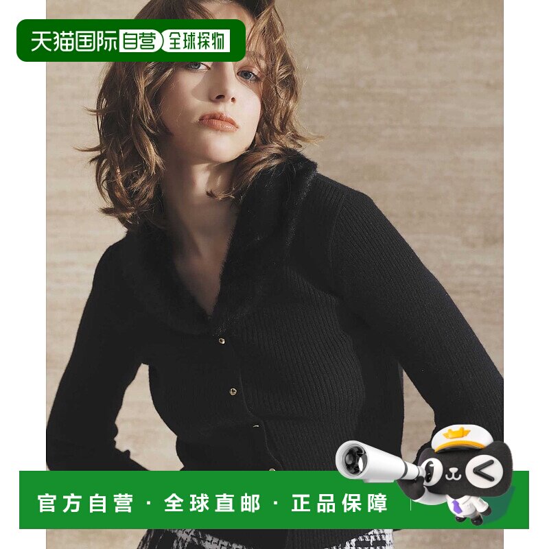 日本直邮Noela Fur Color Knit针织衫上衣裙子开衫