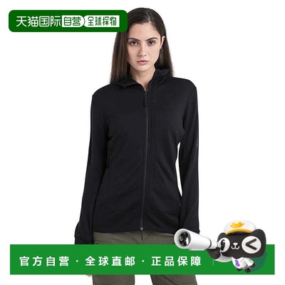 香港直邮ICEBREAKER 美利奴羊毛 260 量子IV 全拉链卫衣 女士连帽