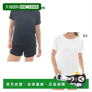 日本直邮Billabong 女士运动袋洞网眼健身训练服上衣短袖速干瑜伽