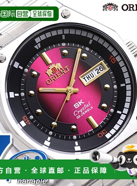 日本直邮 东方体育SK复刻款自动男士手表RN-AA0B02R ORIENT红色纪