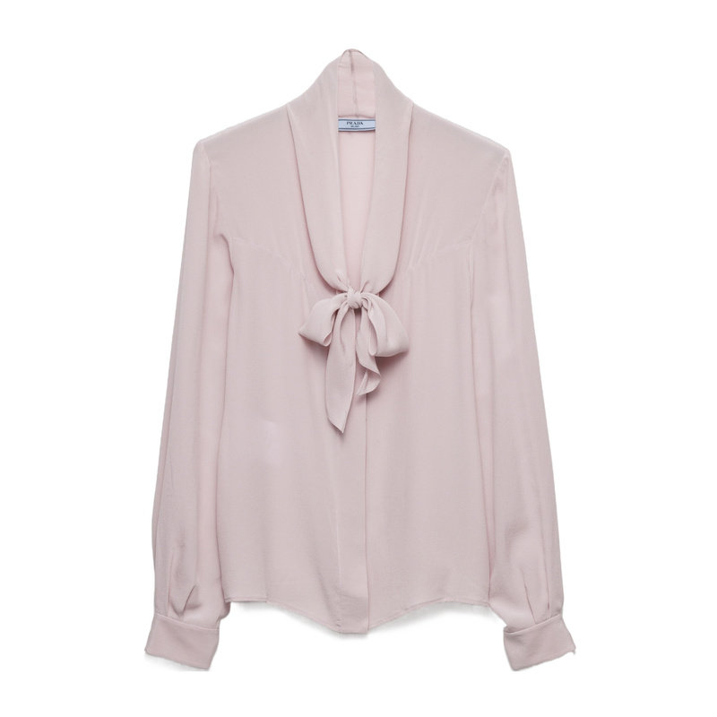 PRADA 女士衬衫 P424I167CSOOOF0014 SS2025 粉红色