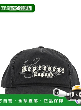 1h可退 香港直邮Represent 男士 棒球帽 MLM10035101 black黑色