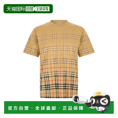 1h可退 香港直邮潮奢 Burberry 巴宝莉 男士 'Ryan Deg' T恤 8119