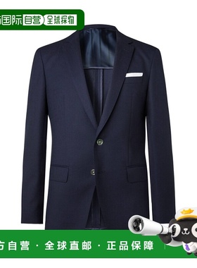 1h可退 香港直邮BOSS 波士 男士 西装外套 blue蓝色 舒适时尚
