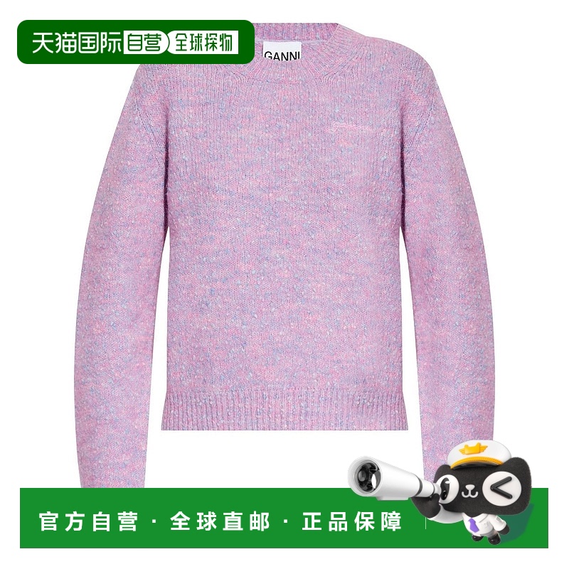 1h可退 香港直邮GANNI 女士针织衫 K2318295 AW2025 花色 Alpaca