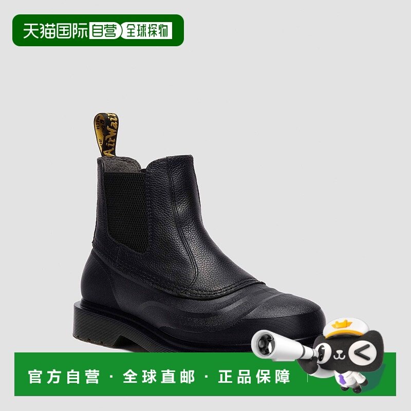 自营欧洲直邮DrMartens马丁大夫 2976 Sub男女通用黑色皮革切尔西