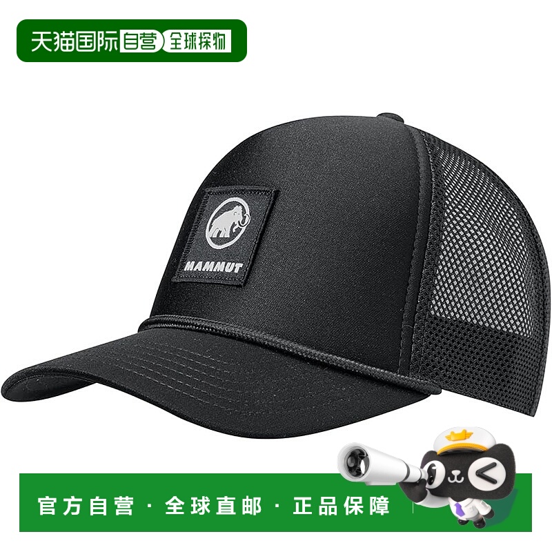 【日本直邮】猛犸象 1191-01340 男士 Crag 帽徽标 Black遮阳