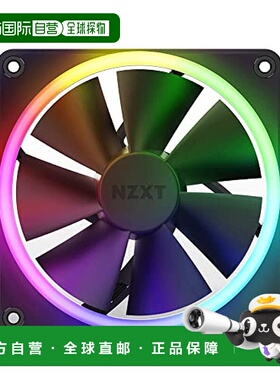 【日本直邮】Nzxt恩杰 黑色计算机机箱风扇 RF-R14DF-B1 FN1767