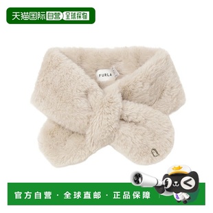 96633773 拱门logo 围巾 仿皮草围巾 日本直邮FURLA