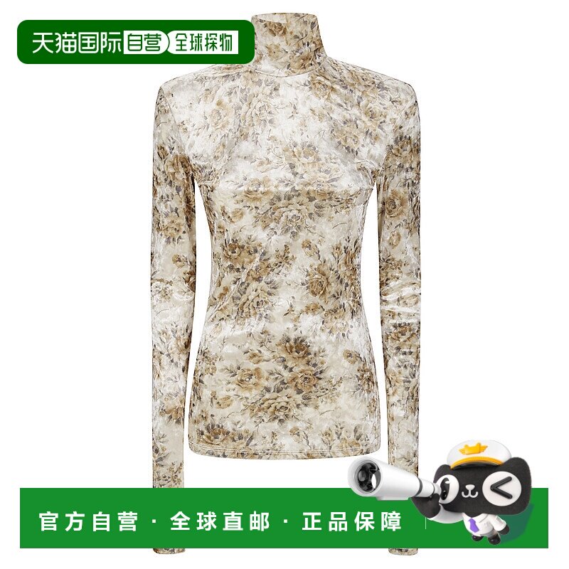 香港直邮GANNI 女士针织衫 T4356054 AW2025 花色 Printed Velour