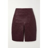 Veneta 葆蝶家 女士 Bottega 编织皮革半身裙 714958V2B90