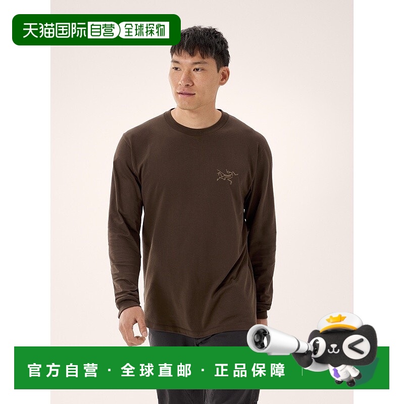 自营欧洲直邮ARCTERYX 男士Kragg SL纯棉长袖T恤始祖鸟