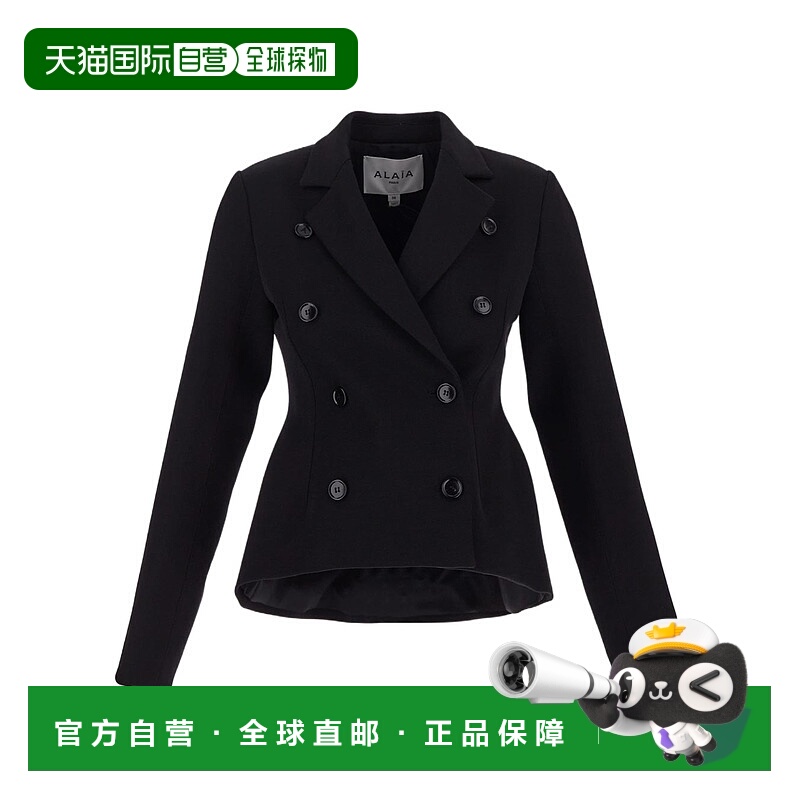 香港直邮Alaia 双排扣西装外套 AA9V03425T609
