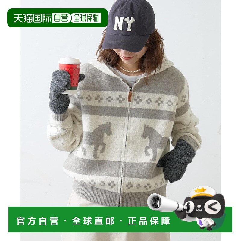 1h可退 日本直邮CIAOPANIC TYPY 男女同款 卡通印花连帽针织开衫