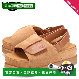 日本直邮 UGG 凉鞋带凉鞋 Golden Star 高露跟女式厚底女式 GOLDE