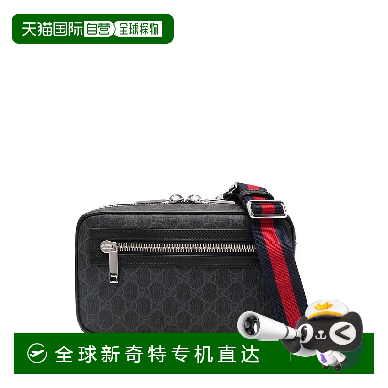 1h可退 香港直邮GUCCI 男士斜挎包 792094FADJM1043-0 SS2025 黑