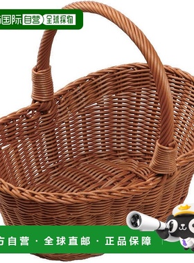 【日本直邮】Nagao Basket 可洗面包篮 椭圆形 30 厘米 01046130