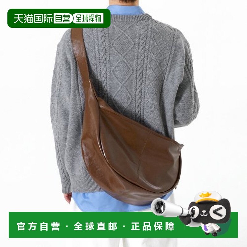 韩国直邮MIMTHEWARDROBE公用邮差包M223BB2BR MONTA CRACK LEATHE