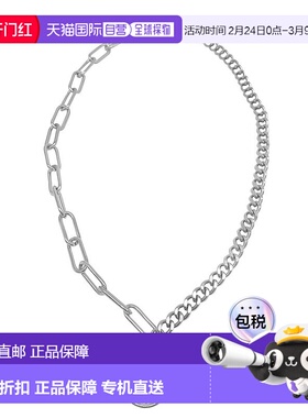 自营 adornia硬币混合链项链银 - 银 美国奥莱直发吊坠链子