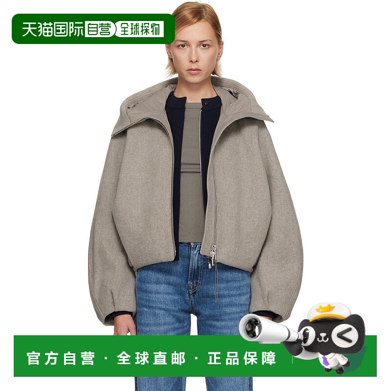 1h可退 香港直邮潮奢 Canada Goose 加拿大鹅 女士 灰褐色 Chilli