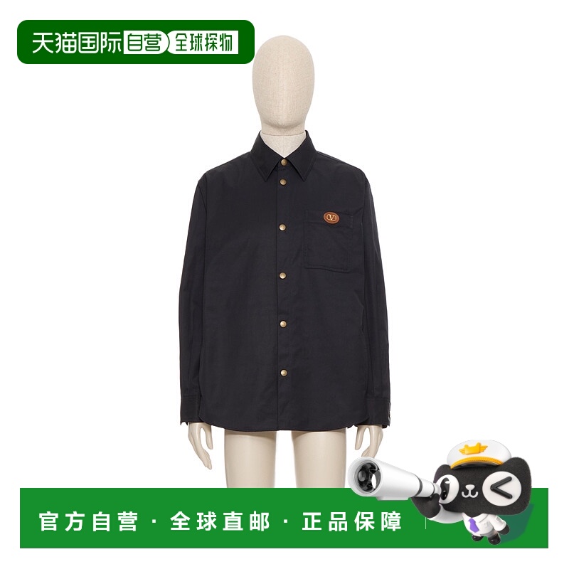 1h可退 香港直邮VALENTINO 男士夹克 VCIO05CKV598 SS2025 黑色