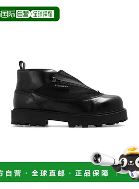 香港直邮GIVENCHY 男士靴子 BH603YH1NHSTORM001 SS2024 黑色男鞋