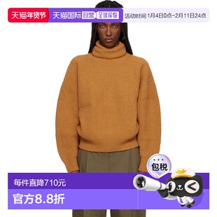 1h可退 香港直邮潮奢 Baserange 女士 橙色 Mea 高领毛衣 PUMETRW