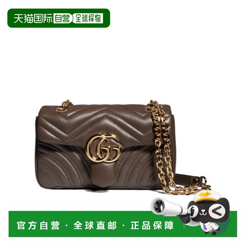 香港直邮GUCCI 女士 GG Marmont小号肩包 26FW 【付后1h可退】