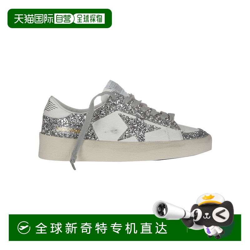 自营 golden gooseStardan模型皮革运动鞋-白色 【美国奥莱】直发