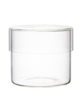 日本直邮kinto密封罐O保存容器玻璃盒100x85mm 25762厨用小工具