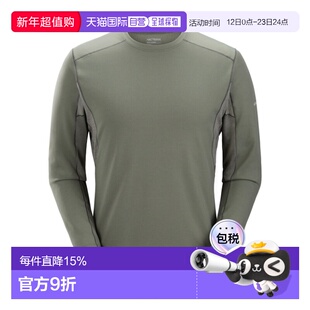 1h可退 加拿大直邮ARC'TERYX始祖鸟男士RHO HYBRID腋下羊毛混合面