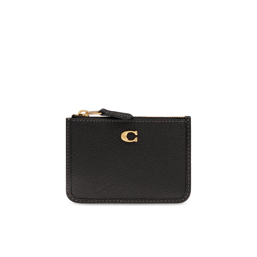 COACH 女士卡包 CR5500B4BK CO 黑色 Card case with logo