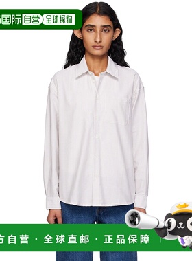 1h可退 香港直邮潮奢 A.P.C. 女士 白色 & 米色 Logo Boyfriend