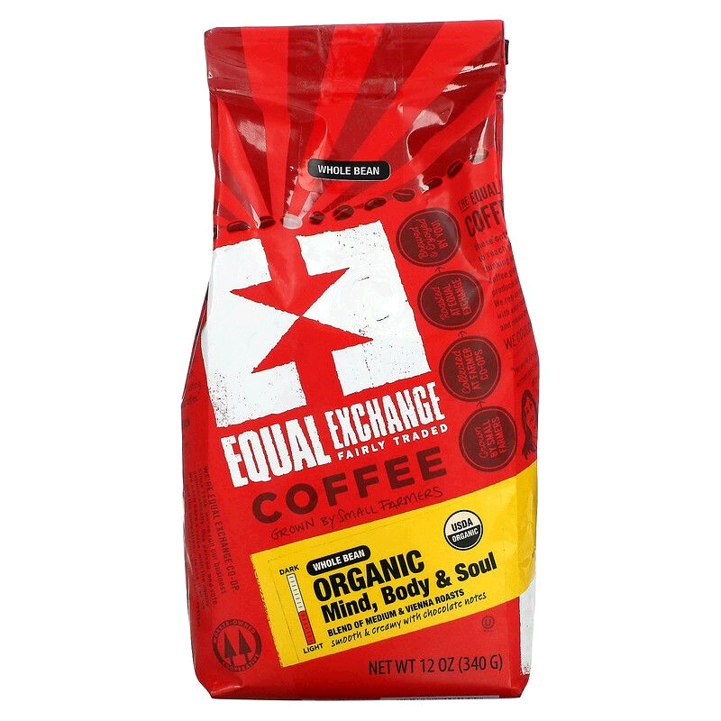 香港直发Equal Exchange公平交易咖啡豆中度烘焙有机340g香草