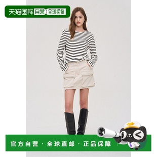 韓國直郵SJYP 前后對比條紋針織上衣 PW2E9KTO915WIV SJYP