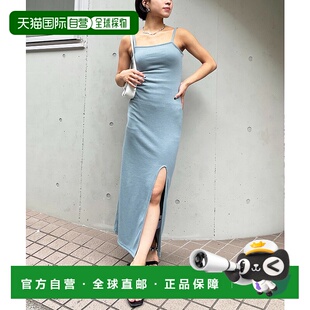 开叉吊带连衣裙 女士长款 春夏休闲舒 日本直邮SPIRALGIRL 1h可退