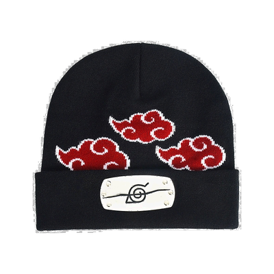 自营 concept oneNARUTO ITACHI 头带 AKATSUKI CLOUDS 便帽 - 黑