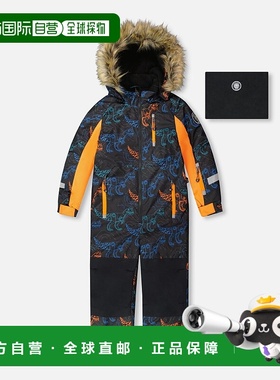 自营deux par deuxOne-Piece Play Snowsuit Robot Dinosaur Prin